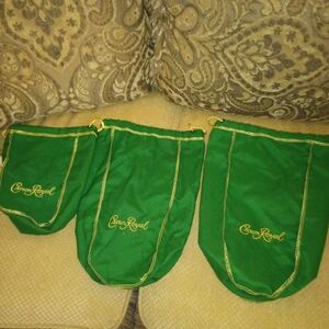 Green Crown Royal Bags